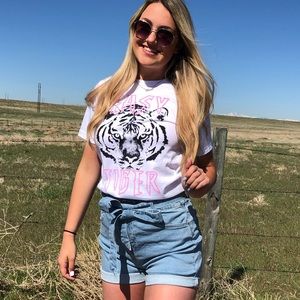 Denim Paperbag Shorts